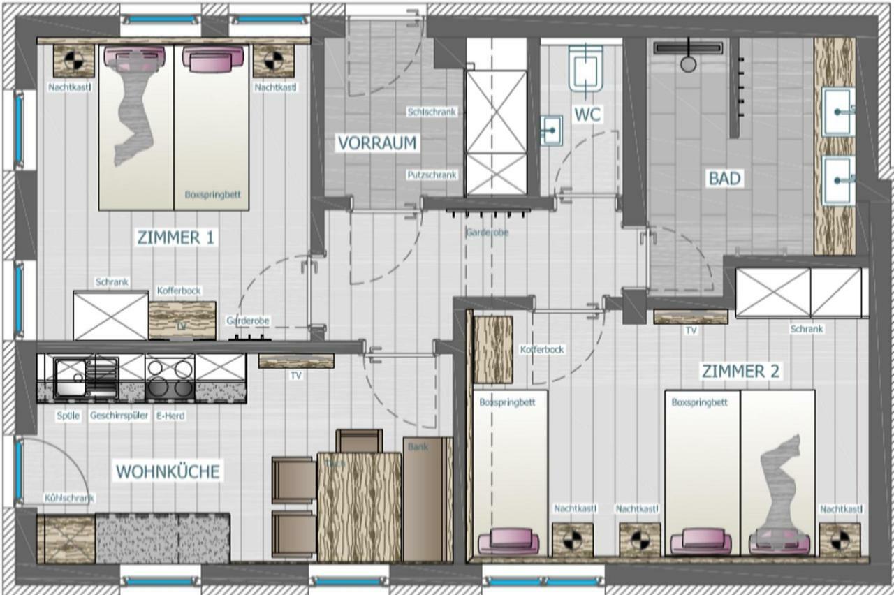 טוקס Apartment Wandspitz מראה חיצוני תמונה